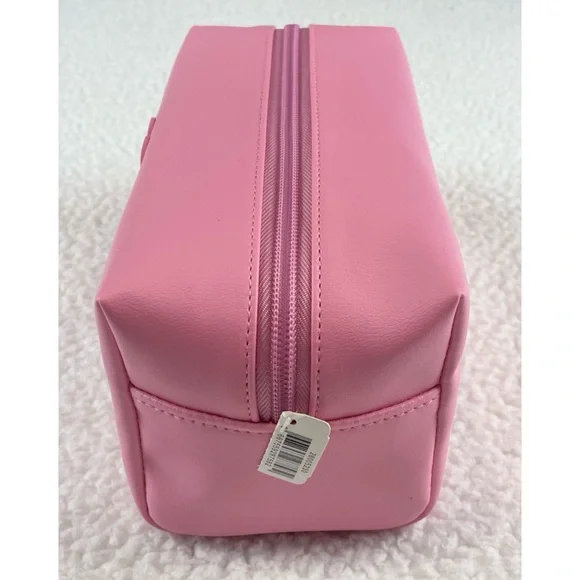 (NWT) BATH & BODY WORKS • 3-Piece Pink/White Faux Leather Cosmetic Travel Set - Picture 8 of 15